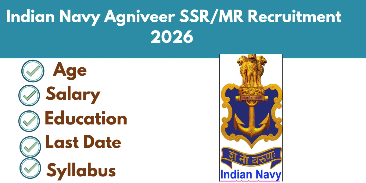 Indian Navy Agniveer SSR/MR Recruitment 2026: