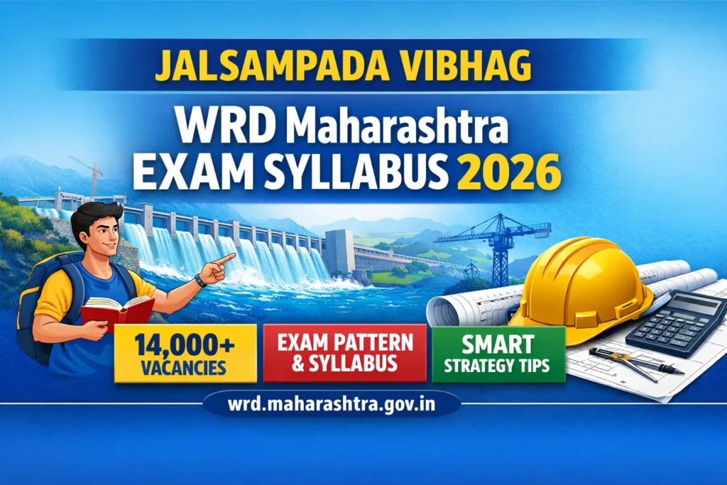 Jalsampada Vibhag WRD Maharashtra Exam Syllabus 2026 — 14,000+ Posts, But What Should You Actually Study?