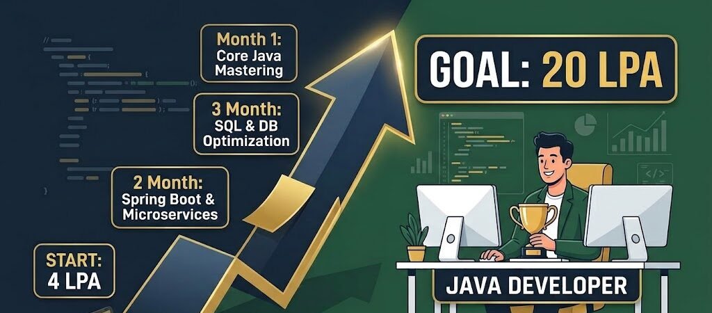 How to switch from 4 LPA to 20 LPA as Java Developer